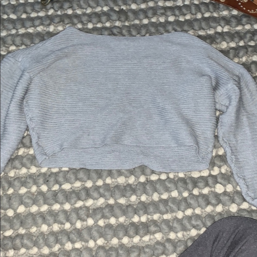 Long sleeve crop top